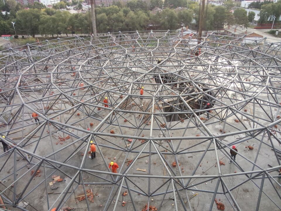 库尔勒全民健身中心网架