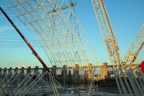 库尔勒网架一角